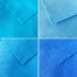 7Pcs Soft Felt Fabric Sheet DIY Craft Blue Series Felt Pack Sewing Nonwoven Patchwork Cotton Fabric Squares for Sewing, DIY Arts & Crafts (45x45cm...