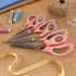 JubileeYarn Titanium Softgrip Scissors Set - Pinking, Sewing, Arts, Crafts, Office - 1 Set of 4 - Pink...