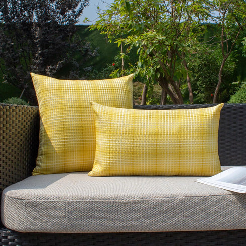 Kevin Textile Pack of 2 Outdoor Waterproof Throw Pillow Covers Decorative Outdoor Pillows Cushion Case Patio Pillows for Couch Tent Sunbrella, 18x...