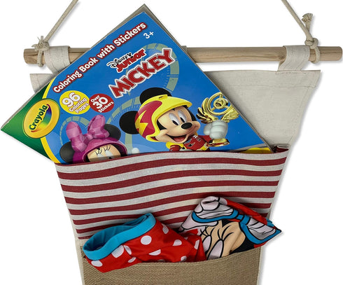 Cruise On Fish Extender Disney Cruise Gifts, 3-Pocket Hanging Organizer with Pockets, Fish Extender Hanger Fits Cabin Door, Ideal for Disney Cruis...