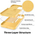 IceSword iPhone 12 Pro Max Case Yellow, Thin Liquid Silicone Shockproof Phone Case Cover, Bright Lemon Sun Citron Butter Cute, Drop Protective 6.7...