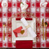 DII Valentine's Day Tablecloth Check Collection, Tablecloth, 52x52, Checkered Hearts...