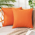 UGASA Outdoor Waterproof Pillow Covers Pack of 2 Weaving Texture Water Resistant Outside Decorative Pillow Cases for Patio Garden Porch Yard Bench...