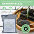 Enoch Bamboo Charcoal Air Purifying Bags (4 Packs) Activated Odor Moisture Absorber, Natural Air Freshener. Air Deodorizer Dehumidifier Bags for H...