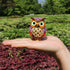 Waltz&F Hollow owl Trinket Box Hinged Hand-painted Figurine Collectible Ring Holder...