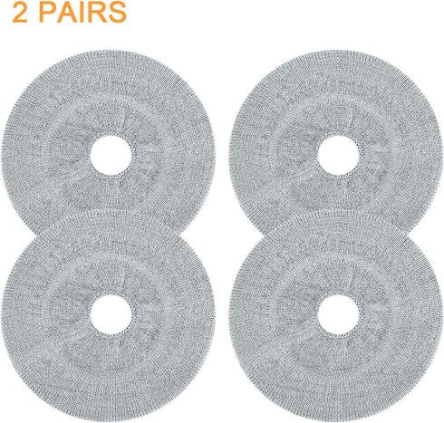 JARMOR Earpads Sweater Cover Protectors with Stretchable Knit Fabric for Beats Studio 3/2 Bose QC35 25 15 Headphones and Other Headsets with 3-4 I...