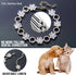 Dog Chain Collar Cubic Zironia Bling Collar for Puppy Kitty Gold Adjustable Cat Collar with Iced Out Crystal Stones Sun Flower (Silver, 10")...