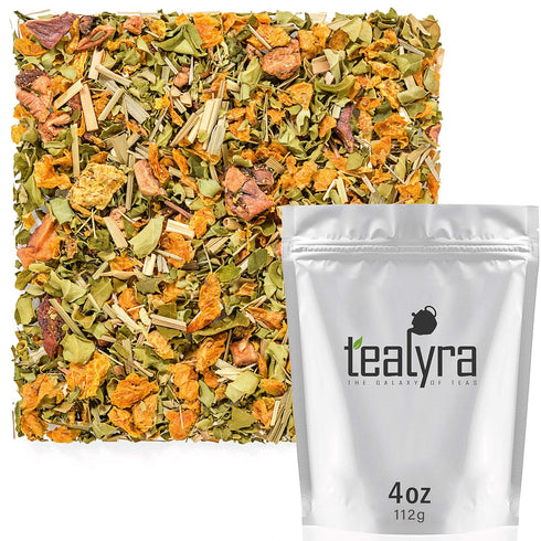 Tealyra - Heal Thyself Moringa and Sea Buckthorn - Lemongrass - Digestiv - Detox - Anti-Stress - Wellness Herbal Loose Leaf Tea - Caffeine Free - ...