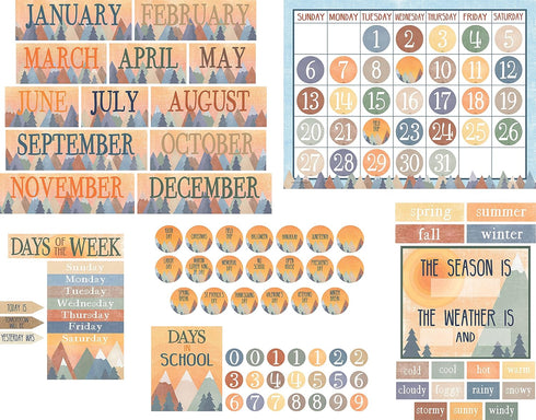 Teacher Created Resources Moving Mountains Calendar Bulletin Board...