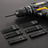 20 Piece Hex Head Allen Wrench Drill Bit Set, 1/4 Inch Hex Shank Metric and SAE S2 Steel Hex Bit Set, Magnetic Tips 3 Inch Long...