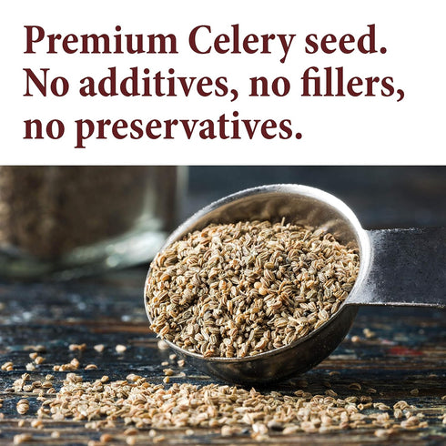 The Spice Way Celery Seed - premium whole seeds 8 oz...