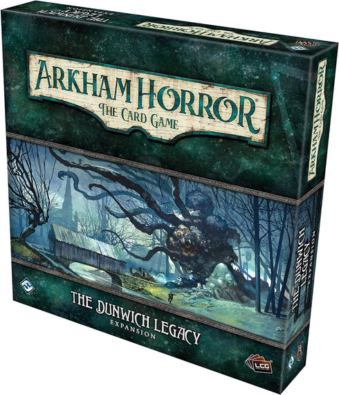 Arkham Horror The Card Game The Dunwich Legacy Deluxe EXPANSION - Continue the Mythos Adventure! Cooperative Living Card Game, Ages 14+, 1-4 Playe...