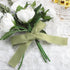 Green Ribbon 1-1/2 x 15 Yards Handmade Cotton Frayed Fringe Fabric Ribbons for Crafts Flower Bouquets Wedding Baby Shower Home DIY Decor...
