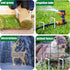 Landscape Staples 6 Inch Garden Stakes Galvanized Garden Staples Pins Anti-Rust Ground Stakes for Weed Barrier, Irrigation Tubing Hose, Yard Lawn ...