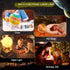 SHINECLOUD Hand Drawn Moon Lamp Cool Arts & Crafts Kit Creative Decorative Light DIY Globe Lamp with Remote Control/Smart Touch Sensor/Wooden Stan...