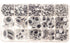 Variety Value Pack 1 Box Approx 1120 pcs 0.16 inches to 1 inch Round Plastic Self Adhesive Black Googly Wiggle Eyes Wide Assorted Sizes...