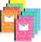 feela Composition Notebook, 8 Pack 8 Pastel Colors Wide Ruled Composition Books Bulk, Marble Cover Notepad Lined Cute Journal Notebooks for School...