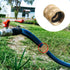 Hourleey Garden Hose Adapter, 3/4 Inch Solid Brass Hose Connectors, 2 Pack Hose Connector with 2 Extra Washers (Female to Female)...