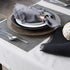 DII PVC Tabletop Collection Placemat Set, Rectangle, 13x17.25, Gray, 6 Piece...