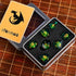 DND Resin Dragon Eye Dice Set for RPG & Role Playing - 7pcs Polyhedral Liquid Core Sharp Edged Dice Set D20 D12 D10 D8 D6 D4 with Gift Box,Dungeon...