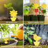 48 Pcs Yellow Sticky Traps for Gnats, Fruit Fly Traps for House Indoors, Fungus Gnat Sticky Traps for Plants, Incest Catcher for Whiteflies Mosqui...