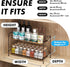 Simple Houseware Countertop Spice Rack 2-Tier Kitchen Spice Organizer Storage Shelves, Bronze...