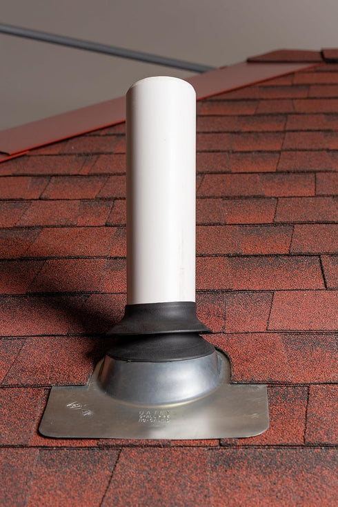 Oatey Oatey-14137 14137 Rain collar 3"-4" No-Calk Roof Flashing, 1 Count (Pack of 1), Black...