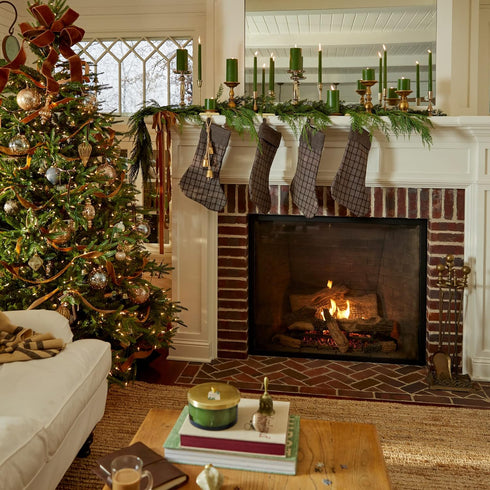 Thymes Frasier Fir 12" Taper Candle Set– Scented Candle with Notes of Crisp Siberian Fir, Cedarwood and Sandalwood - Seasonal House Decor - Luxury...