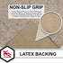Mohawk Home 4' x 6' Non Slip Rug Pad Gripper 1/4 Thick Dual Surface Felt + Rubber Gripper - Safe for All Floors...