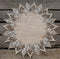 Lace Doily Neutral Earth Tones Table Topper Scarf Place Mat Round Doily (16 inch Round)...