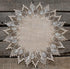 Lace Doily Neutral Earth Tones Table Topper Scarf Place Mat Round Doily (16 inch Round)...