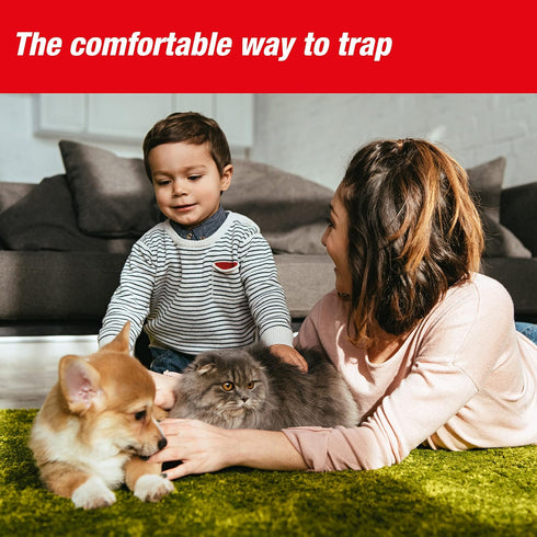 Mouse Trap Indoor for Home - Quick Humane Mice Kill - Outdoor Rat Trap – Tunnel No See No Touch Rodent Snap Catcher - Reusable and Safe for Famili...