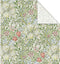 JarThenaAMCS 6 Sheet Vintage Floral Wrapping Paper -Not Roll- Green Flower Gift Wrap Paper Folded Flat DIY Art Craft Paper for Birthday Baby Showe...