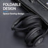 pollini Bluetooth Headphones Wireless, 40H Playtime Foldable Over Ear Headphones with Microphone, Deep Bass Stereo Headset with Soft Memory-Protei...