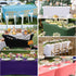 Obstal Spandex Table Cover 6ft Fitted Tablecloth Rectangular - Black Rectangle Folding Table Cloth for Birthday Party Wedding Banquet, 72L x 30W I...