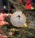 Tree Buddees Funny Snowman Farting - How Snowflakes are Really Made! Glass Bulb Ornament...
