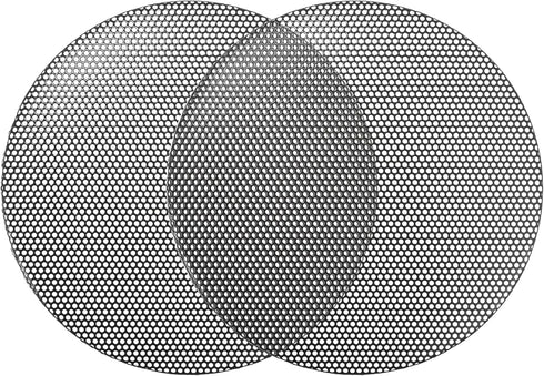 ACROPIX Universal 4.5 Inch Speaker Grills Mesh for Audio Subwoofer 120x6.5mm Grille without Frame Black - Pack of 2......