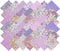 Purple Charm Pack, 42-5" Cotton Quilting Fabric Quilt Squares...