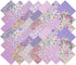 Purple Charm Pack, 42-5" Cotton Quilting Fabric Quilt Squares...
