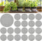 Grandisk 100 PCS Flower Pot Hole Mesh Pad 4 Inch Round Drainage Hole Screens Garden Plant Bonsai Pot Bottom Grid Mat Plastic Mesh Screen Breathabl...