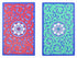 Copag 1546 Neoteric Design 100% Plastic Playing Cards, Bridge Size (Narrow) Green/Red Double Deck Set (Jumbo Index)...