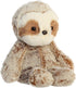 Aurora® Snuggly Sweet & Softer™ Sloth Stuffed Animal - Comforting Companion - Imaginative Play - Brown 9 Inches...