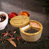 Premium Bamboo Salt Cellar with 3 Compartment Swivel Magnetic Lid - 100% Handmade, Elegant Salt & Spices Storage Box and Multi-Use Container with ...