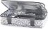 The Lakeside Collection Carrier for Casserole or Slow Cooker - Gray Damask Casserole...