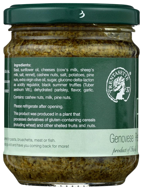 TRENTASETTE 37 Genovese With Truffles Pesto Sauce, 6.3 OZ...