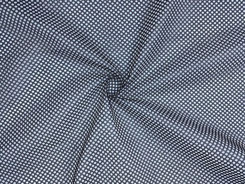 Mesh Fabric Netting Black Fabric Netting Soft Mesh Fabric for Sewing, Crafts?Shopping Bag, Backpack Pocket and Straps and Netting Clothes (Black(1...