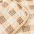 Muslin Bamboo Viscose Baby Blanket, Ultra Soft All-Purpose Unisex 43 x 43 inches(Warm Coffee Checkered)...
