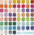 AB Diamond Painting Beads Square Drill Diamond Painting Accessories 60 Colors Diamond Beads, AB Diamond Painting Drills for Diamond Art Accessorie...