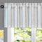 DriftAway Farmhouse Vertical Striped Linen Blend Valances for Windows 18 Inch Blackout Kichen Curtain Valance for Living Room Country Vintage Line...