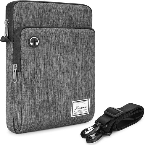 KIZUNA Tablet Sleeve Case 10 Inch Water Resistant Shoulder Messenger iPad Bag for 9.7" 10.5" 11" iPad Pro M2/10.9" iPad A14 Air 5/10.5" Surface Go...